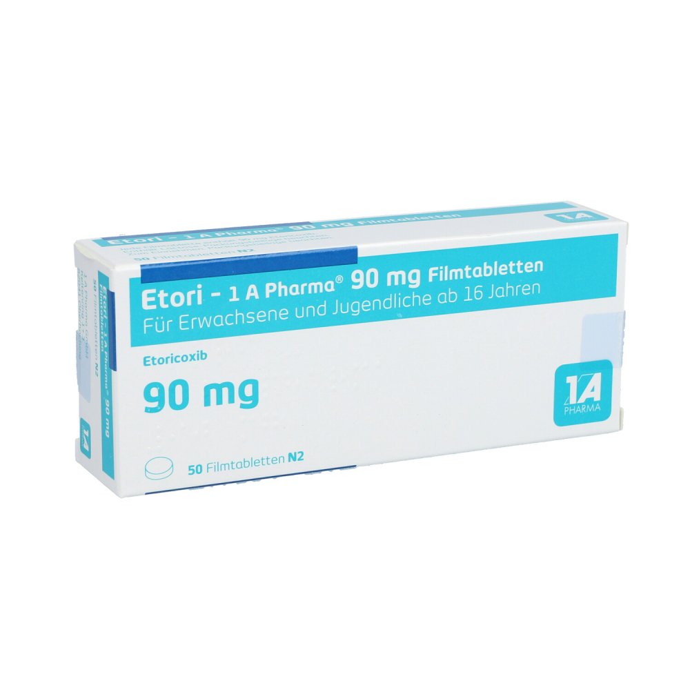 Etori-1a Pharma 90 Mg Filmtabletten (50 stk)
