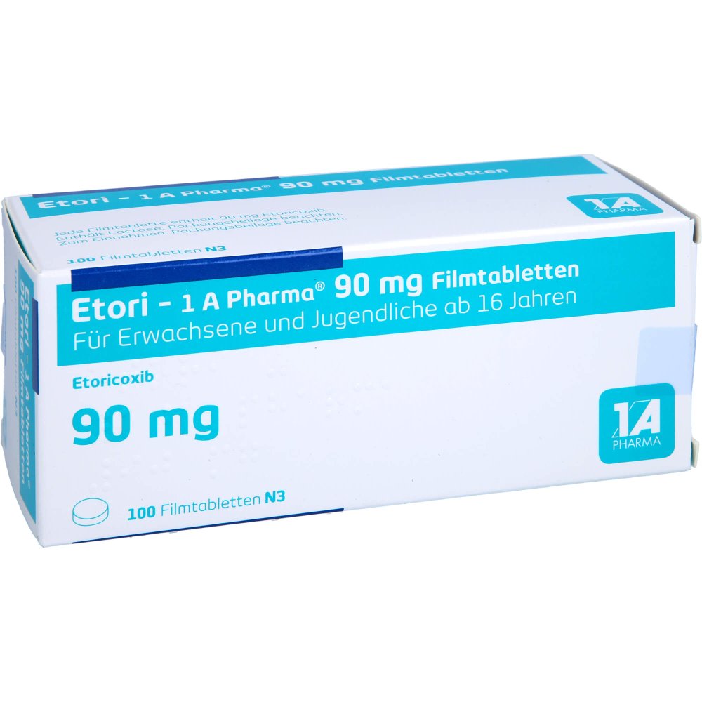 Etori-1a Pharma 90 Mg Filmtabletten (100 stk)