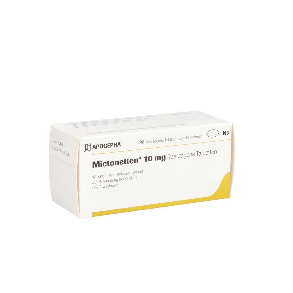 Mictonetten 10 Mg Überzogene Tabletten (98 stk)