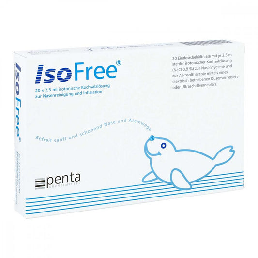 Das Produktfoto zeigt Isofree Einzeldosispipetten (20X2.5 ml) PZN 12440081
