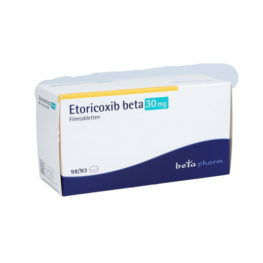 Etoricoxib Beta 30 Mg Filmtabletten (98 stk)