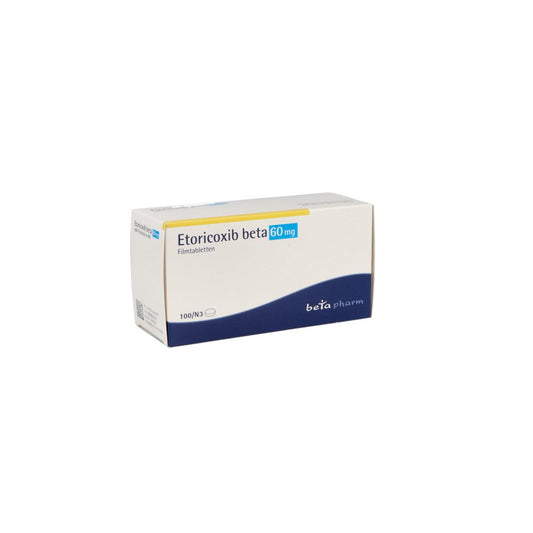 Etoricoxib Beta 60 Mg Filmtabletten (100 stk)