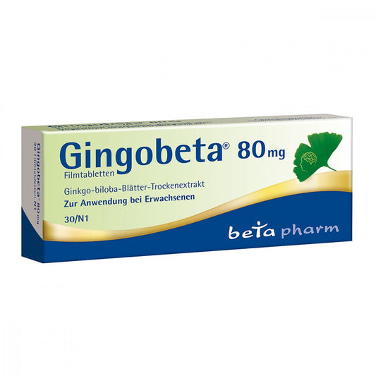 Gingobeta 80 Mg Filmtabletten (30 stk)