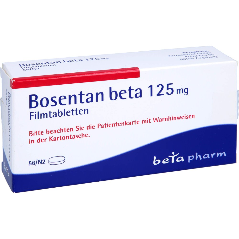 Bosentan Beta 125 Mg Filmtabletten (56 stk)