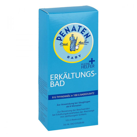 Das Produktfoto zeigt Penaten Kleine Helfer Erkältungsbad (125 ml) PZN 12477581