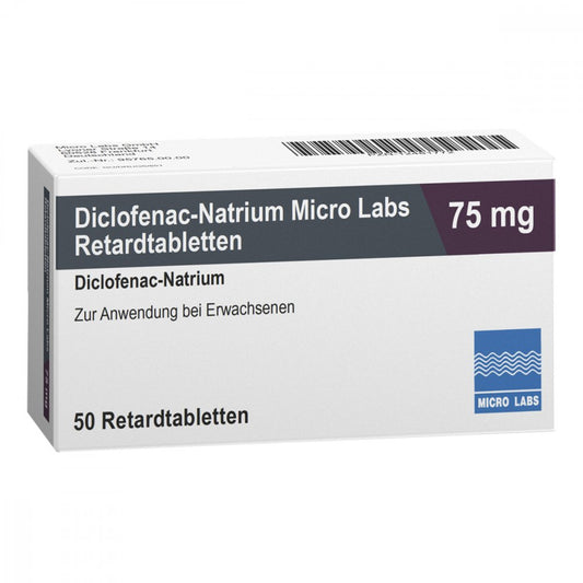 Diclofenac Natrium Micro Labs 75 Mg Retardtabl. (50 stk)