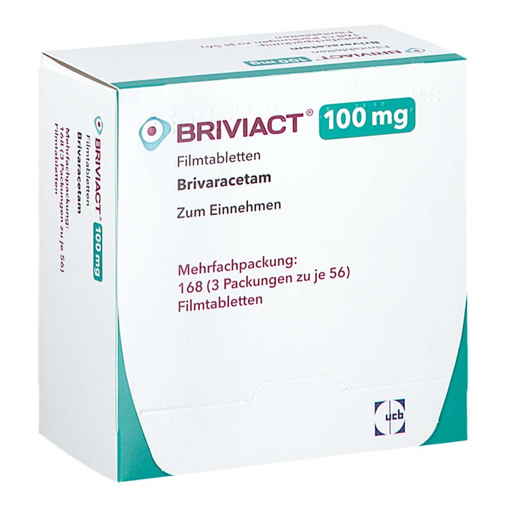 Briviact 100 Mg Filmtabletten (168 stk)