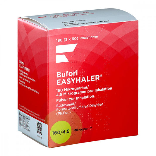 Bufori Easyhaler 160/4,5 Μg/Dosis 3x60 Ed (3 stk)