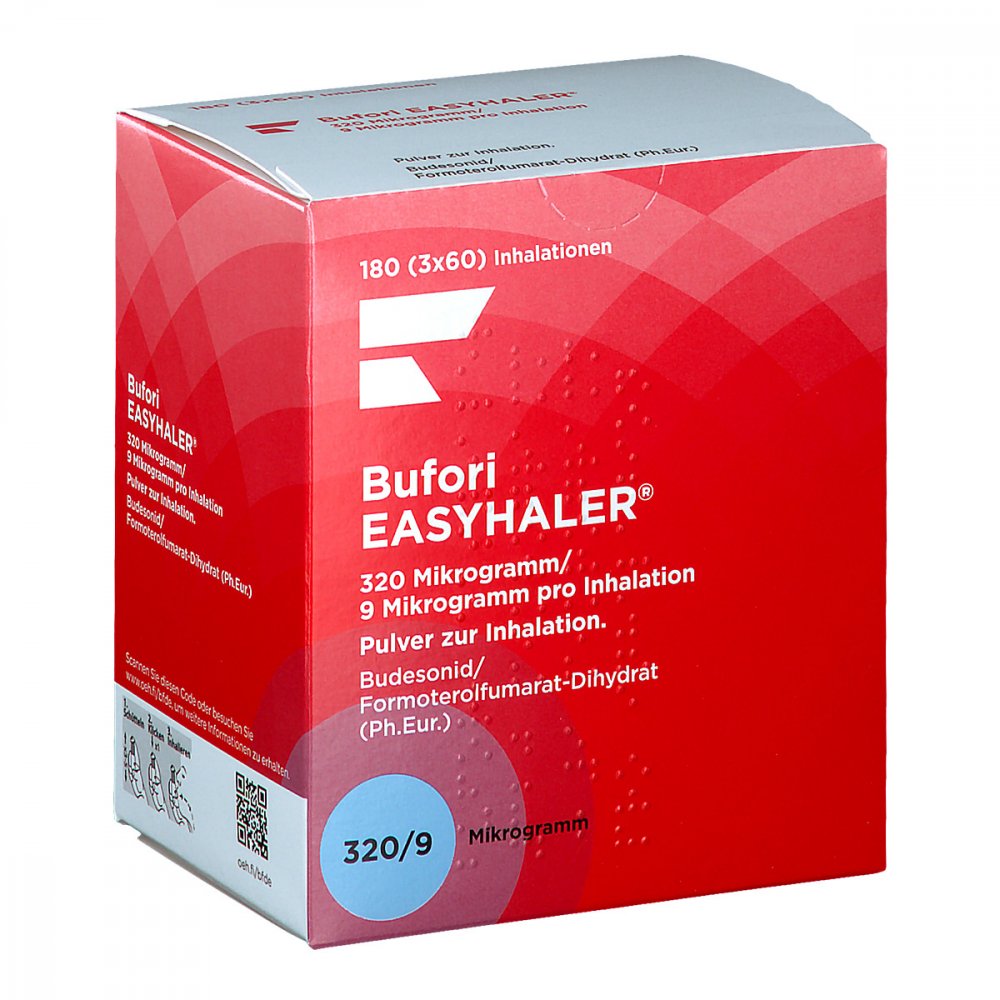 Bufori Easyhaler 320/9 Μg/Dosis 3x60 Ed (3 stk)