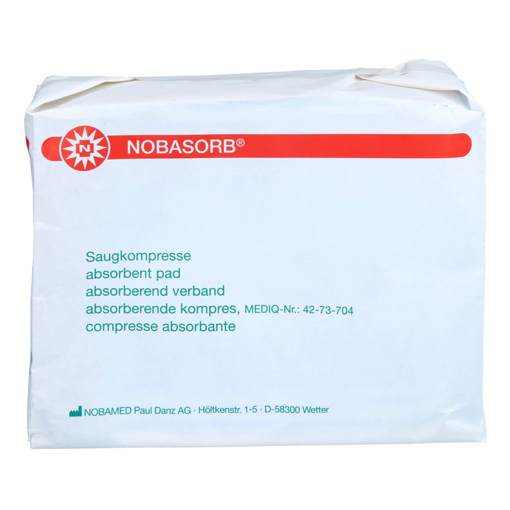 Nobasorb Saugkompressen 10x20 Cm (25 stk)