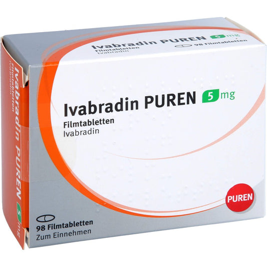 Ivabradin Puren 5 Mg Filmtabletten (98 stk)