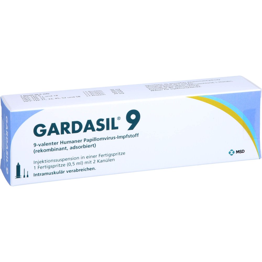 Gardasil 9 Inj.-Sus.I.E.Fertigspritze (1 stk)