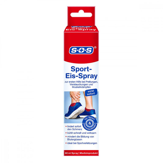 Das Produktfoto zeigt Sos Sport-Eis-Spray (60 ml) PZN 12507075