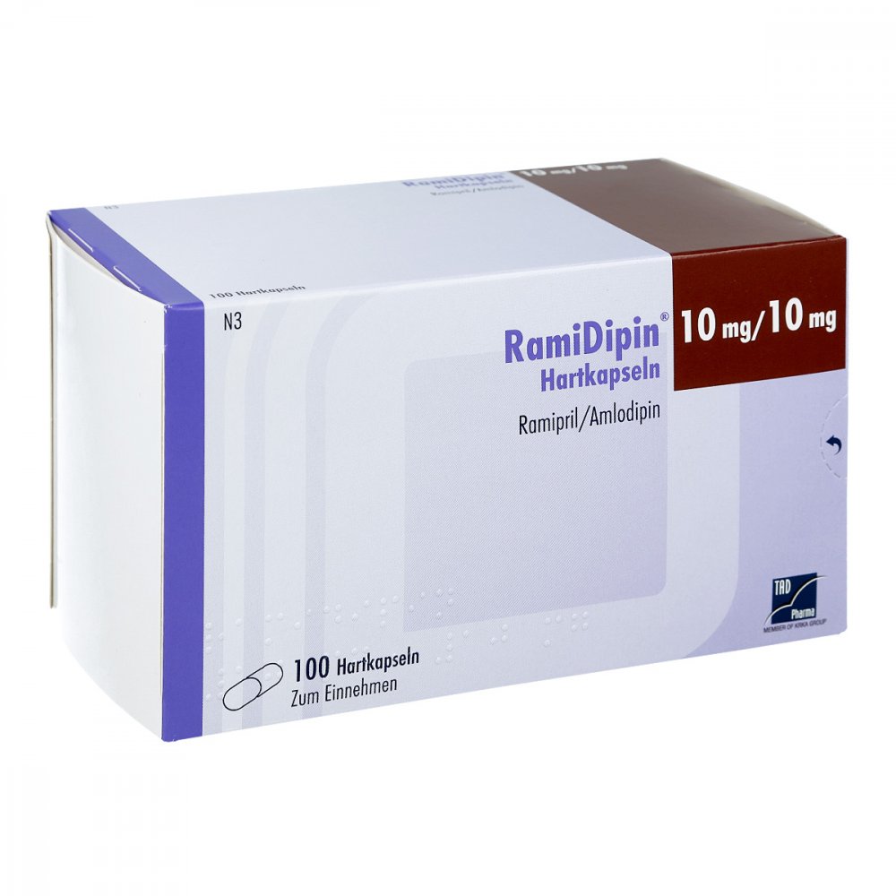 Ramidipin 10 Mg/10 Mg Hartkapseln (100 stk)