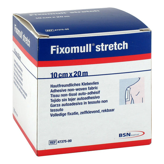 Das Produktfoto zeigt Fixomull Stretch 10 Cmx20 M (1 stk) PZN 12526753