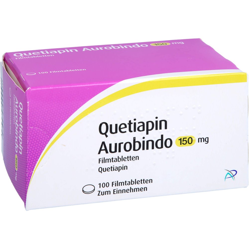 Quetiapin Aurobindo 150 Mg Filmtabletten (100 stk)