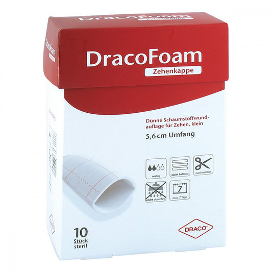 Das Produktfoto zeigt Dracofoam Zehenkappe Klein (10 stk) PZN 12543361
