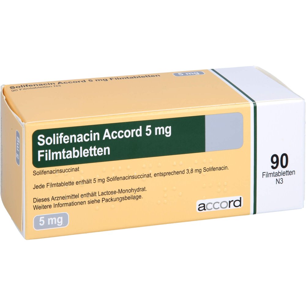 Solifenacin Accord 5 Mg Filmtabletten (90 stk)