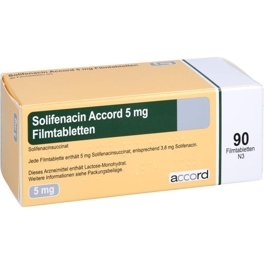 Solifenacin Accord 5 Mg Filmtabletten (90 stk)