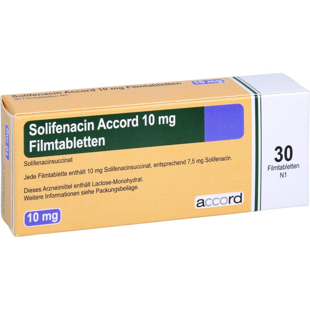 Solifenacin Accord 10 Mg Filmtabletten (30 stk)