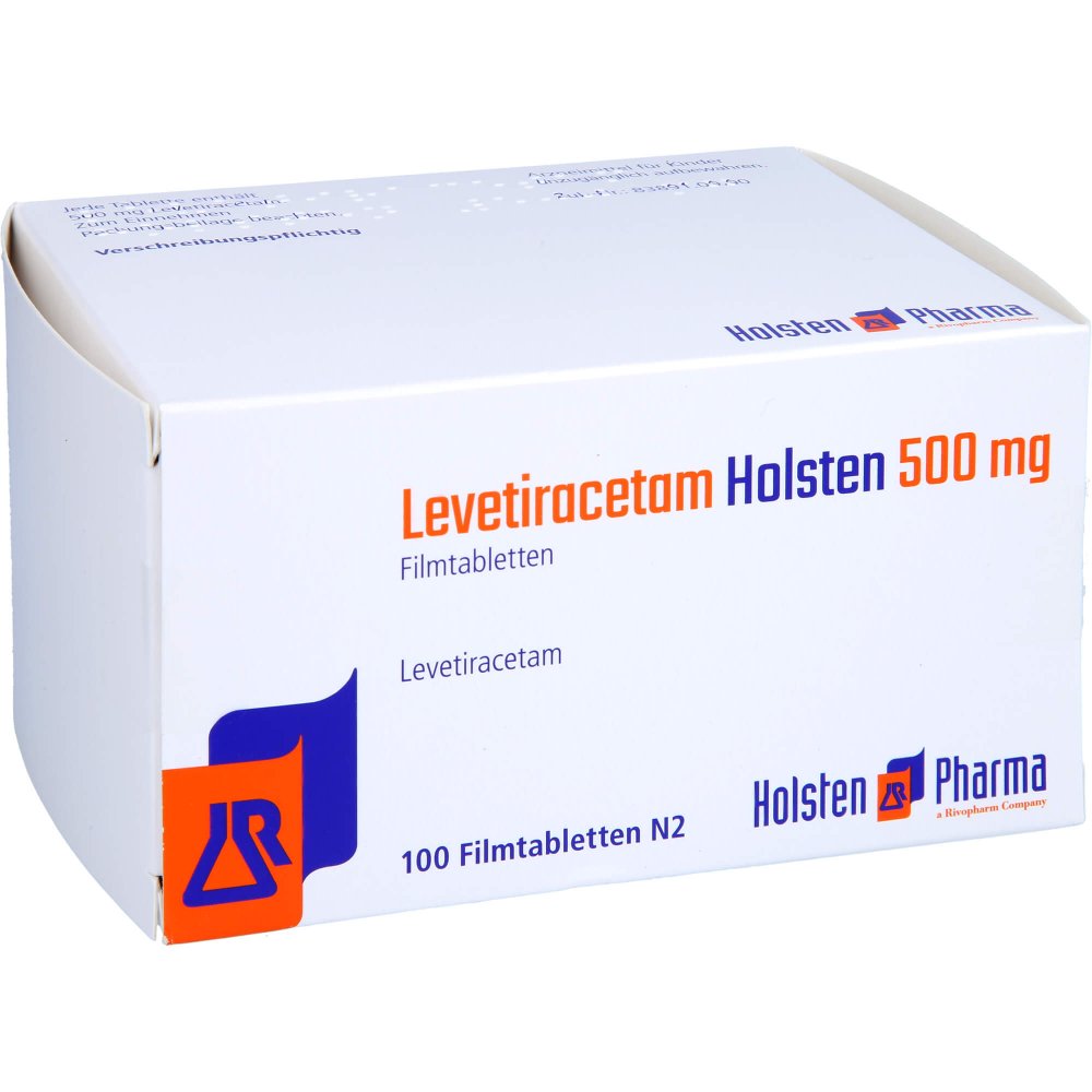 Levetiracetam Holsten 500 Mg Filmtabletten (100 stk)