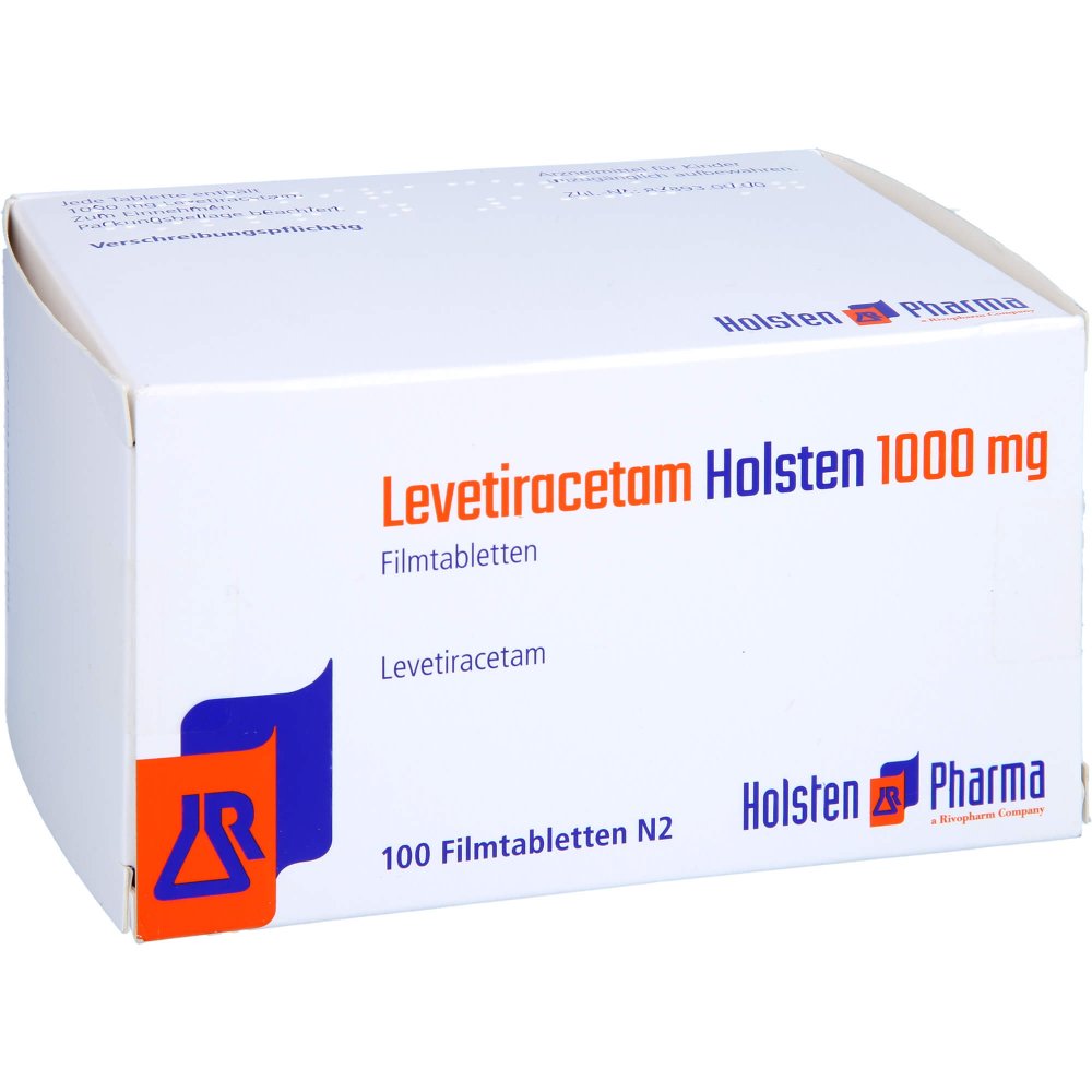 Levetiracetam Holsten 1000 Mg Filmtabletten (100 stk)