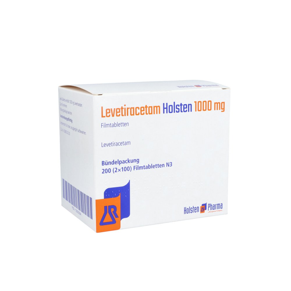 Levetiracetam Holsten 1000 Mg Filmtabletten (200 stk)