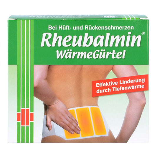 Das Produktfoto zeigt Rheubalmin Wärmegürtel (3 stk) PZN 12554755