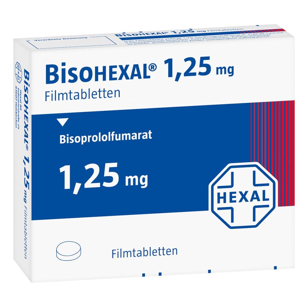 Bisohexal 1,25 Mg Filmtabletten (100 stk)