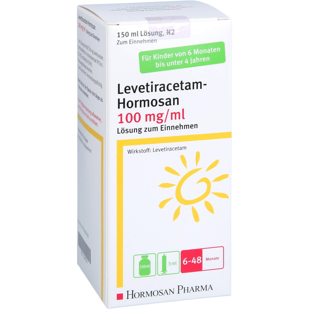 Levetiracetam Hormosan 100 Mg/Ml 3ml Dosierspr. (150 ml)