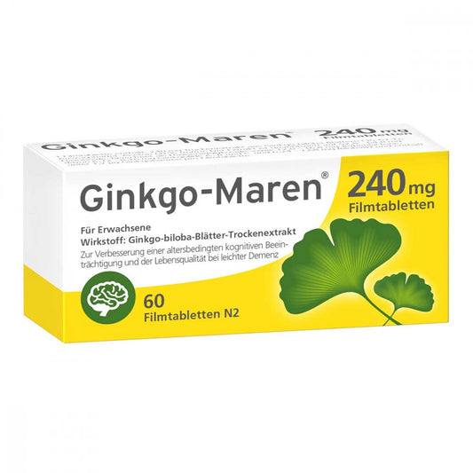 Ginkgo-Maren 240 Mg Filmtabletten (60 stk)