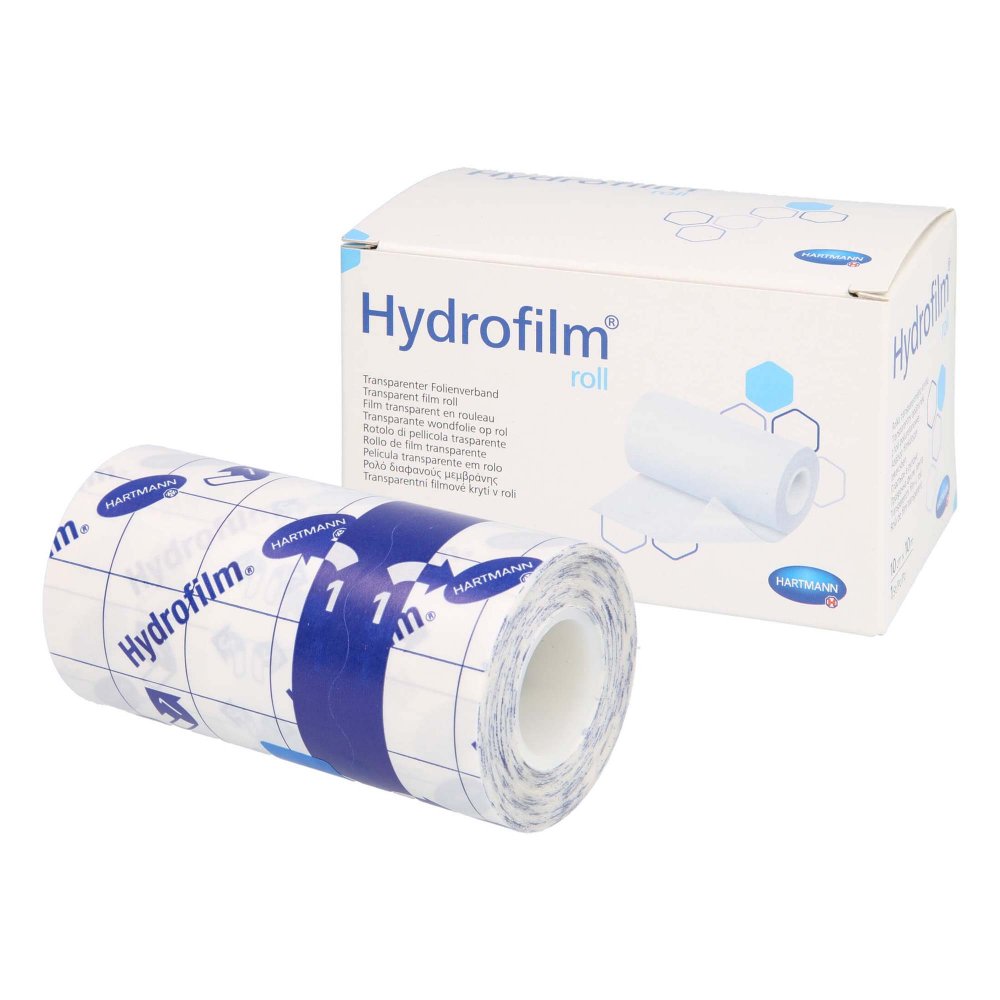 Das Produktfoto zeigt Hydrofilm Roll Wasserdichter Folienverb.10 Cmx10 M (1 stk) PZN 12594424
