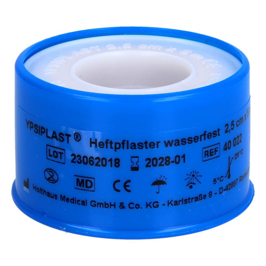 Das Produktfoto zeigt Ypsiplast Heftpflaster 2,5 Cmx5 M Wasserf. (1 stk) PZN 12603548