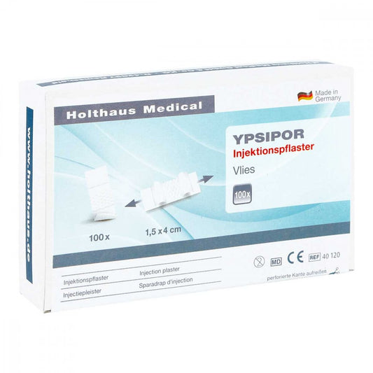Das Produktfoto zeigt Ypsipor Injektionspflaster 1,5x4 Cm (100 stk) PZN 12603815