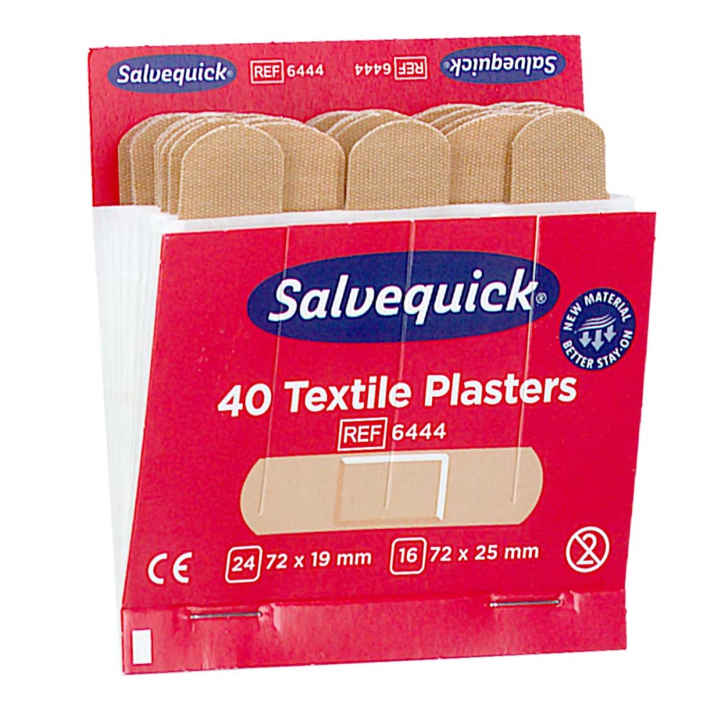 Salvequick Pflasterstrips Elastisch Refill 6444 (40 stk)