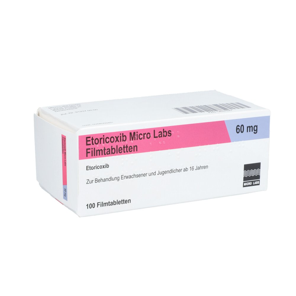 Etoricoxib Micro Labs 60 Mg Filmtabletten (100 stk)