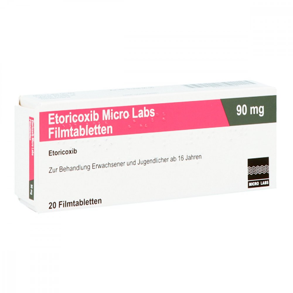 Etoricoxib Micro Labs 90 Mg Filmtabletten (20 stk)