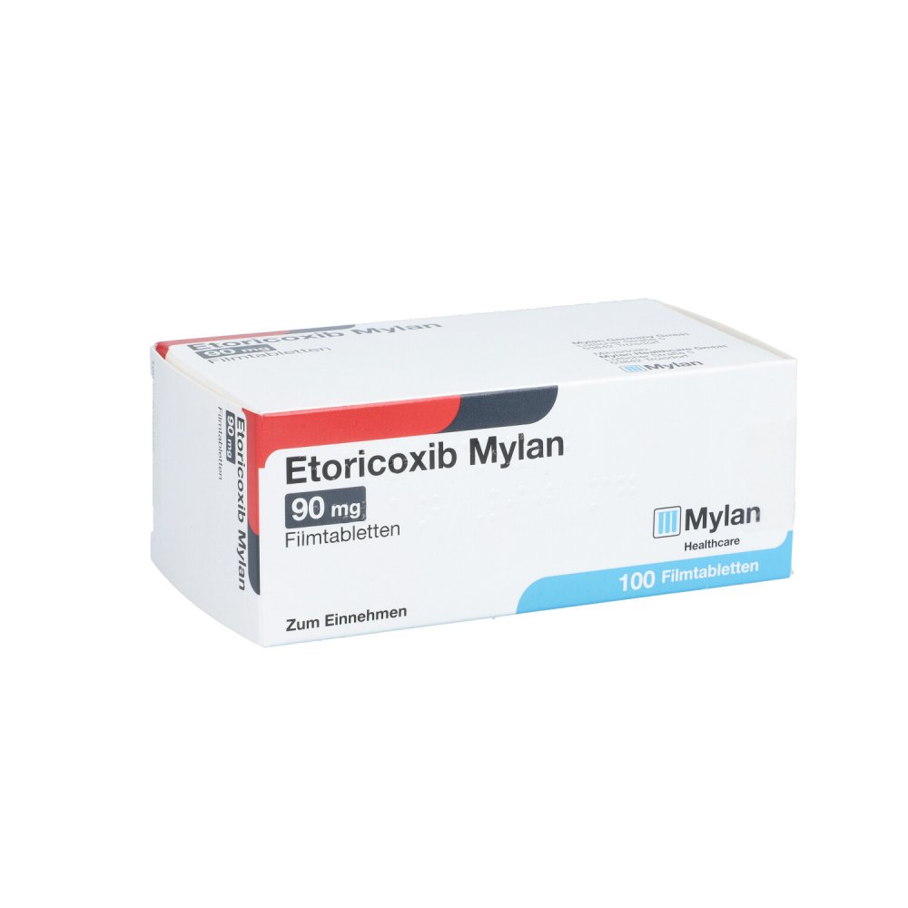 Etoricoxib Mylan 90 Mg Filmtabletten (100 stk)