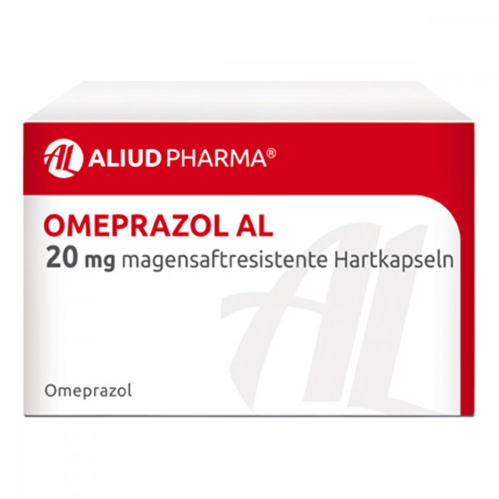 Das Produktfoto zeigt Omeprazol Al 20 Mg Magensaftresistente Hartkapseln (7 stk) PZN 12644613