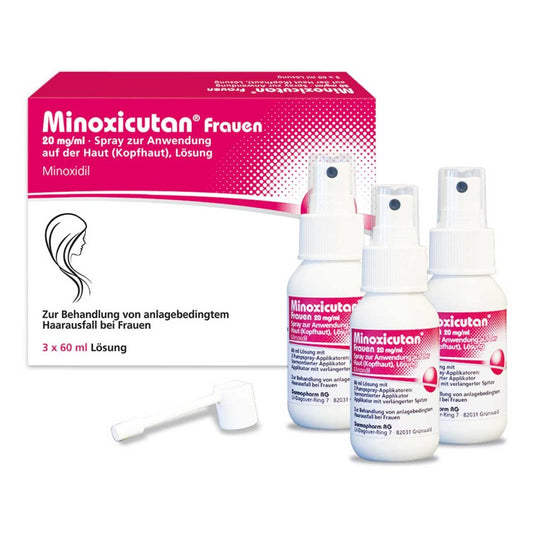 Minoxicutan Frauen 20 Mg/Ml Spray (3X60 ml)