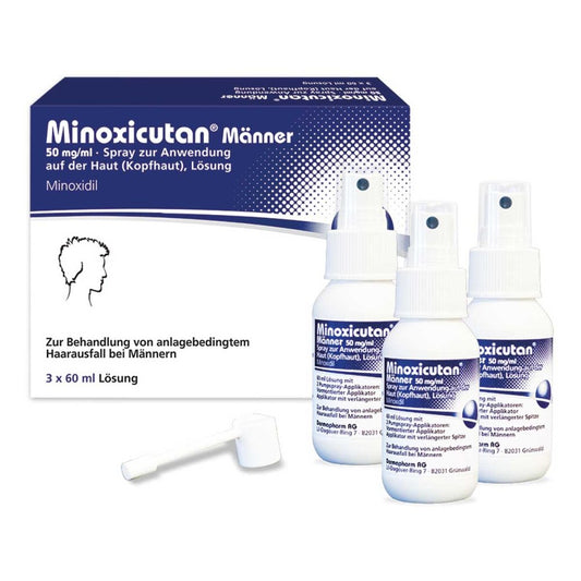 Minoxicutan Männer 50 Mg/Ml Spray (3X60 ml)
