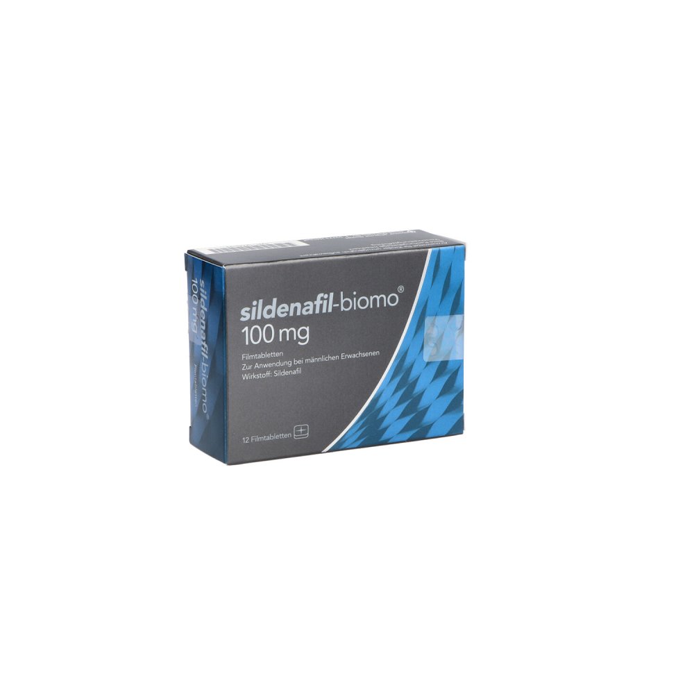 Sildenafil-Biomo 100 Mg Filmtabletten (12 stk)