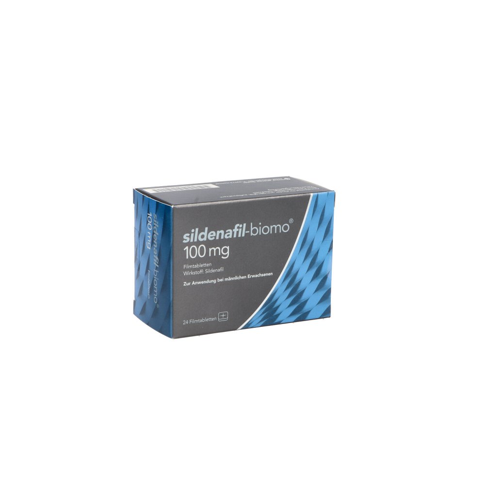 Sildenafil-Biomo 100 Mg Filmtabletten (24 stk)