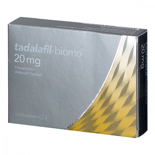Tadalafil-Biomo 20 Mg Filmtabletten (12 stk)