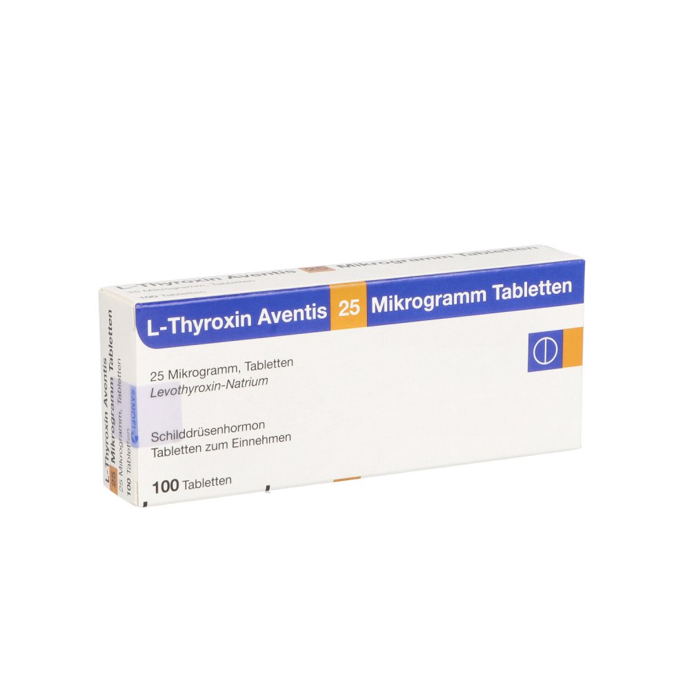 L-Thyroxin Aventis 25 Μg Tabletten (100 stk)