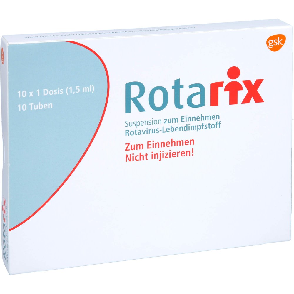 Das Produktfoto zeigt Rotarix Suspension Z.Einnehmen I.E.Tube (10 stk) PZN 12743195