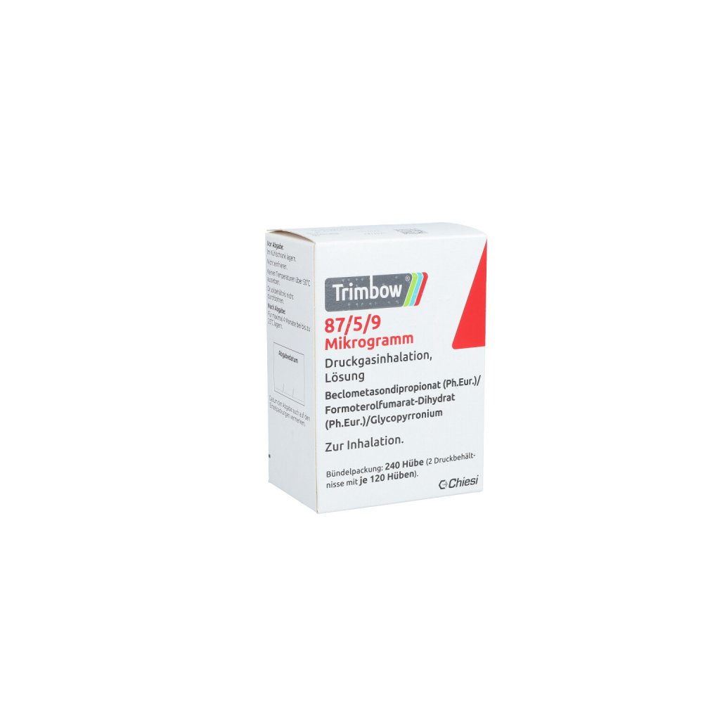 Trimbow 87 Μg/5 Μg/9 Μg 120 Hub Druckgasinhalation (2 stk)