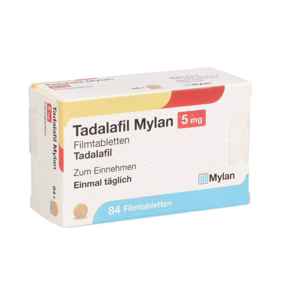 Tadalafil Mylan 5 Mg Filmtabletten (84 stk)