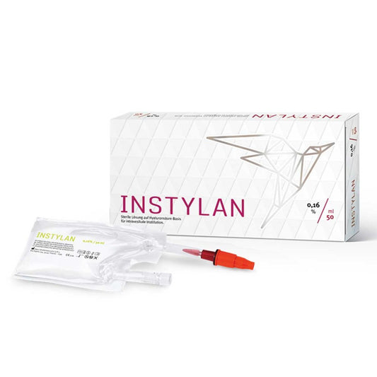 Das Produktfoto zeigt Instylan 0,16% Spüllösung (1X50 ml) PZN 12872165