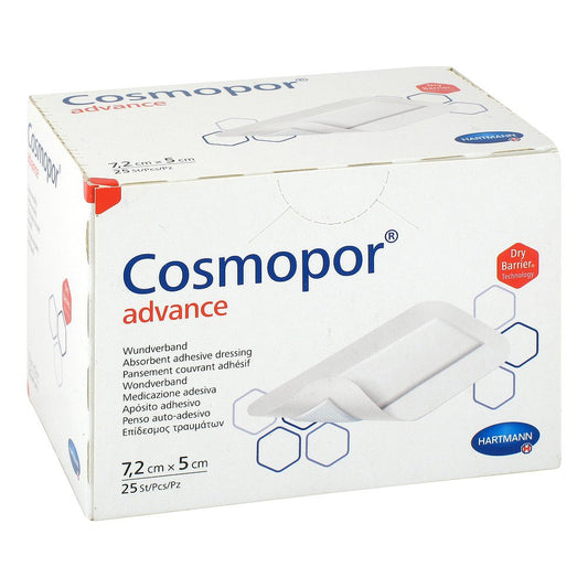 Das Produktfoto zeigt Cosmopor Advance Wundverband 5x7,2 Cm (25 stk) PZN 12892452